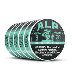 ALP 9 MG REFRESHING CHILL 5 PACK PREORDER NOW